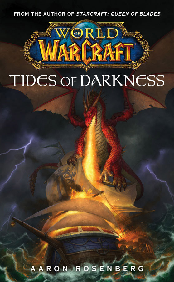 Couverture du roman World of Warcraft: Tides of Darkness.