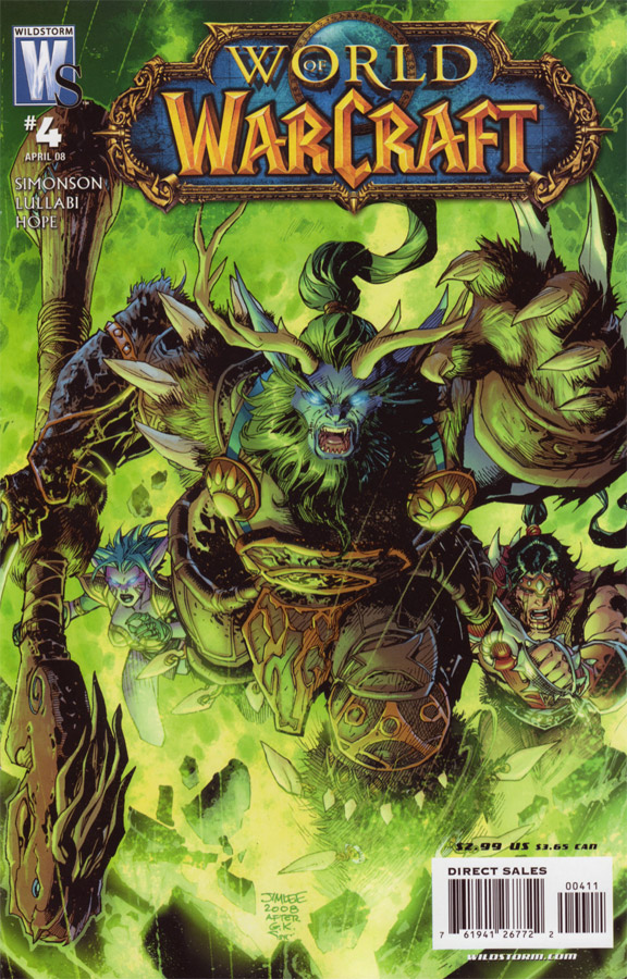 Couverture du numéro 4 du Comic World of Warcraft (avril 2008).
