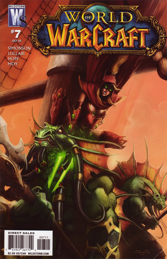 Couverture du numéro 7 du Comic World of Warcraft (juillet 2008).