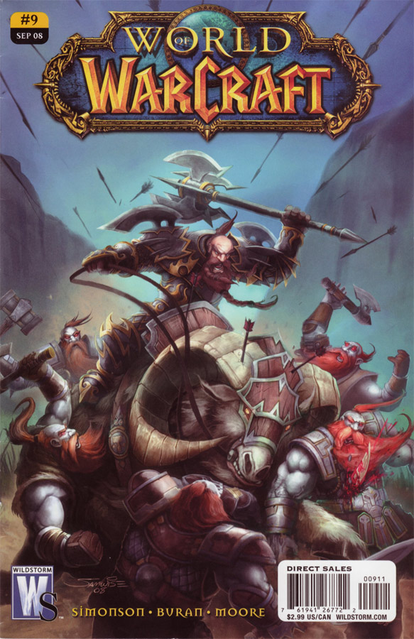 Couverture du numéro 9 du Comic World of Warcraft (septembre 2008).