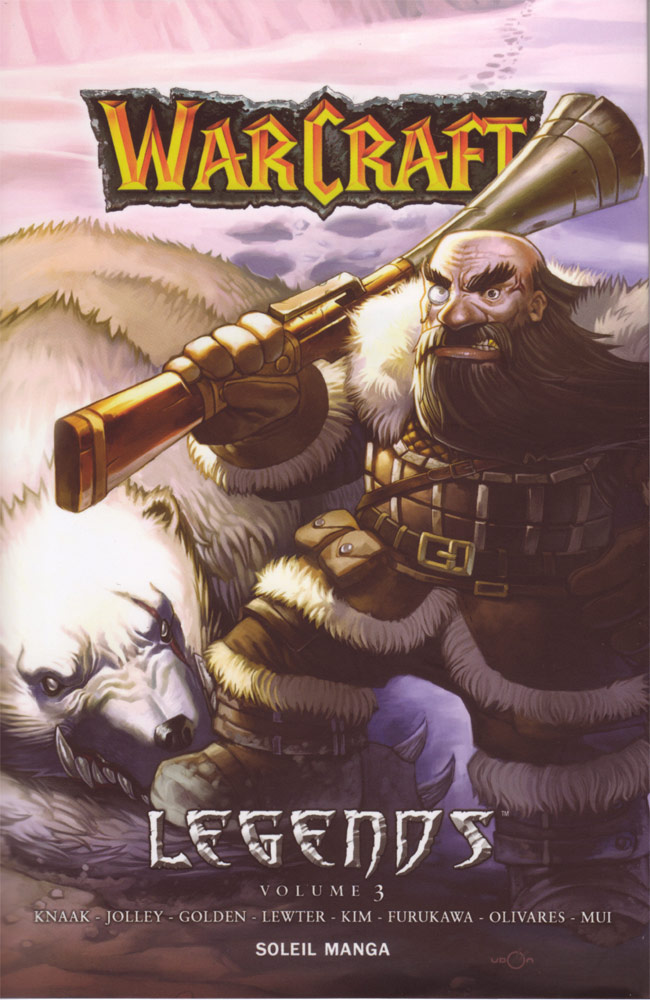Couverture du Tome 3 du manga Warcraft Legends, édité chez Soleil Manga.
