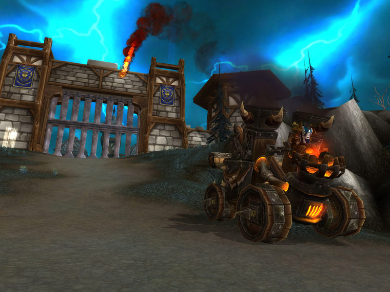 Screenshot de l'île des conquérants, le nouveau champ de bataille du patch 3.2.