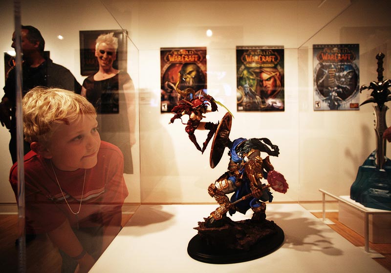 Exhibition World of Warcraft au Laguna Art Museum de Los Angeles.