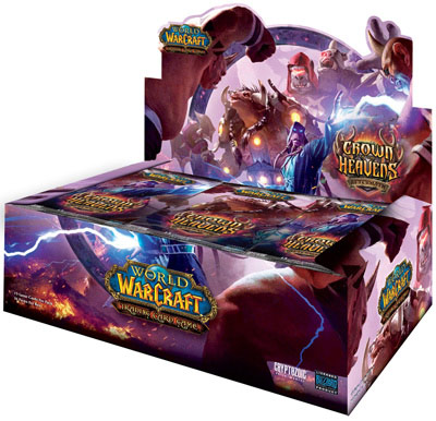 Extension Crown of the Heavens pour le jeu de cartes à collectionner World of Warcraft.	