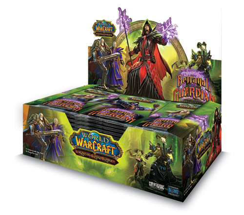 Jeu de cartes à collectionner World of Warcraft: Extension Betrayal of the Guardian.