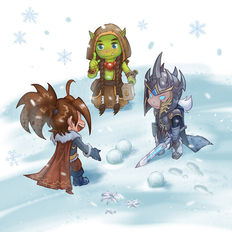 World of Warcraft: Snow Fight. Un livre pour enfant écrit par Chris Metzen.