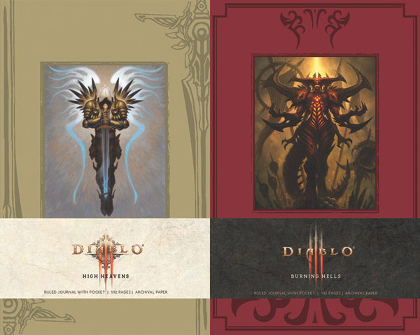 Journaux de prises de notes dédiés à Diablo chez Insight Editions.