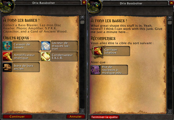 Guide d'obtention du juke-box du fief dans le patch 6.1 de Warlords of Draenor.