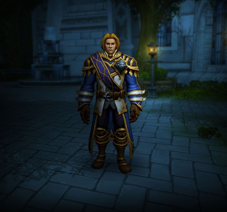 Anduin Wrynn dans World of Warcraft: Legion.