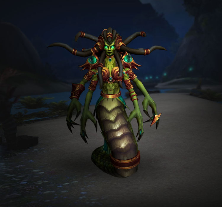 Maîtresse des flots Athissa dans World of Warcraft: Legion.