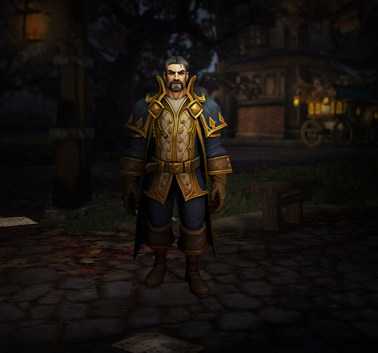 Genn Gristête dans World of Warcraft: Legion.