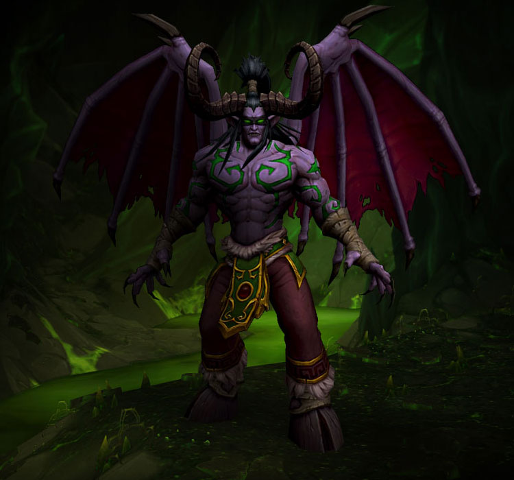 Illidan Hurlorage dans World of Warcraft: Legion.