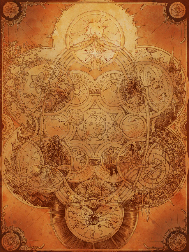 Dessin réalisé par Joseph Lacroix pour World of Warcraft: Chronicle Volume 1.