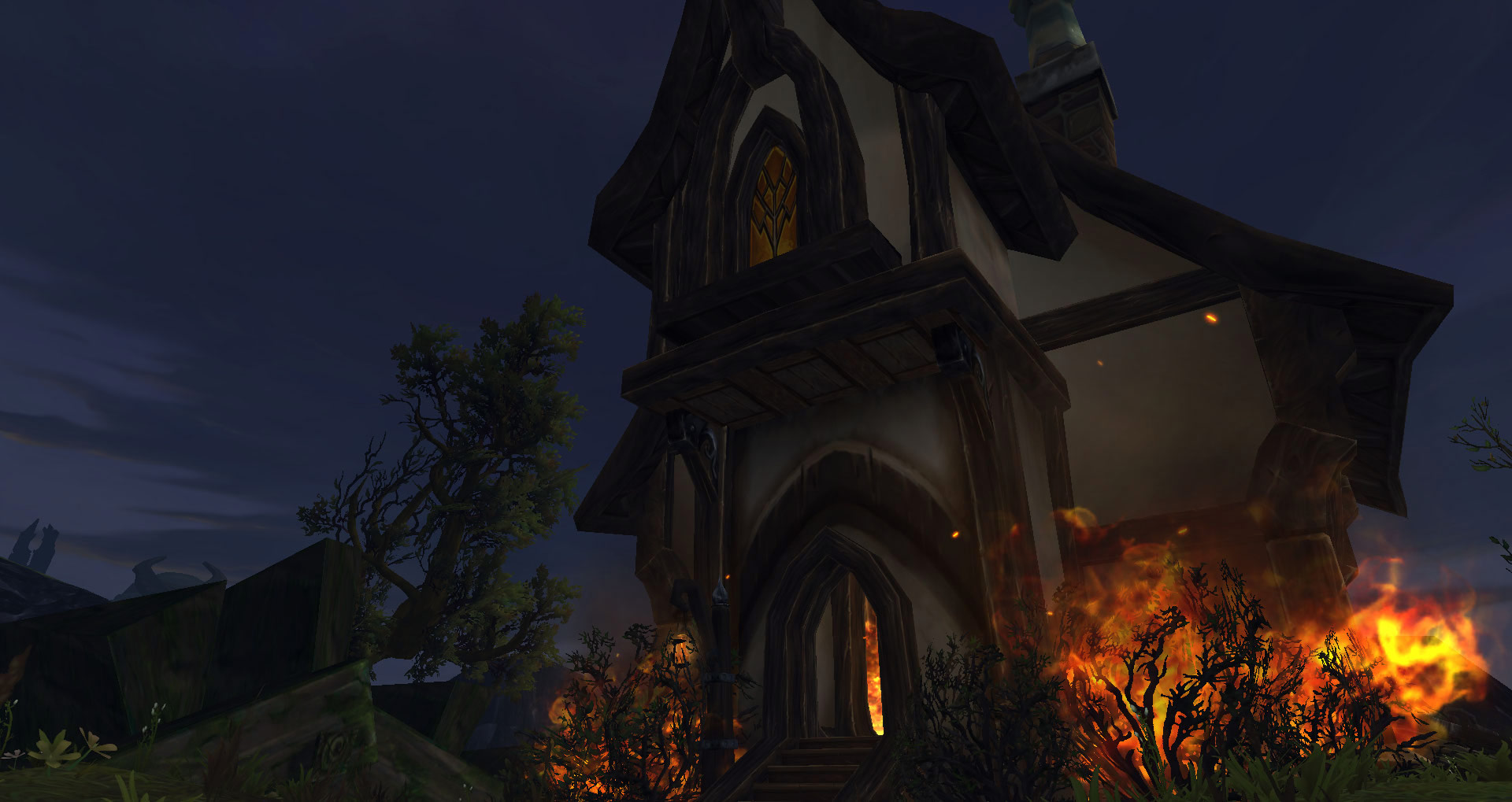 Screenshot de World of Warcraft: Legion. Zone de Val'Sharah.