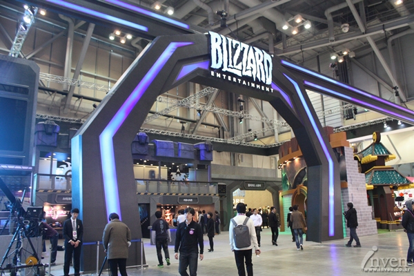 Stand de Blizzard à la G-Star 2012 de Corée.