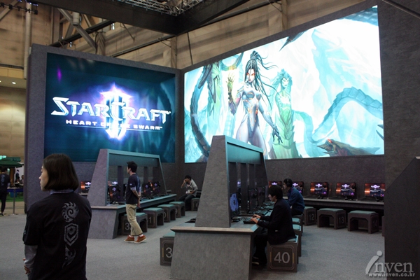 Stand de Blizzard à la G-Star 2012 de Corée.
