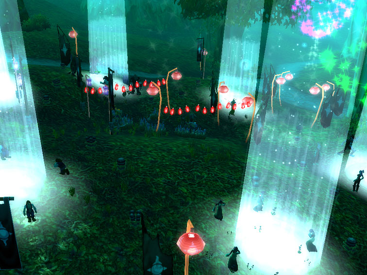 Screenshot du Lunar Festival de World of Warcraft.