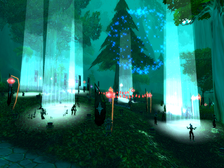 Screenshot du Lunar Festival de World of Warcraft.