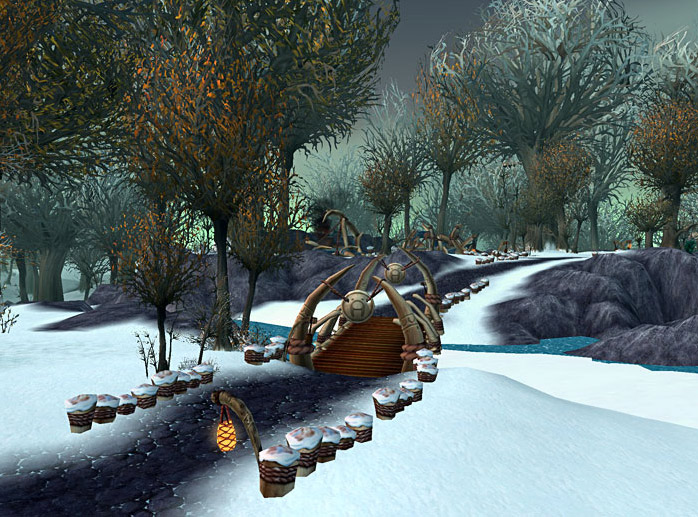 Screenshot de World of Warcraft: Wrath of the Lich King (mars 2008).